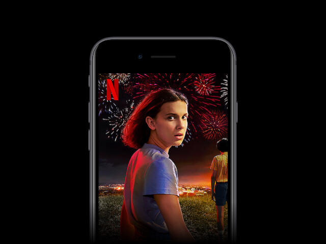 mobile frame starring netflix show